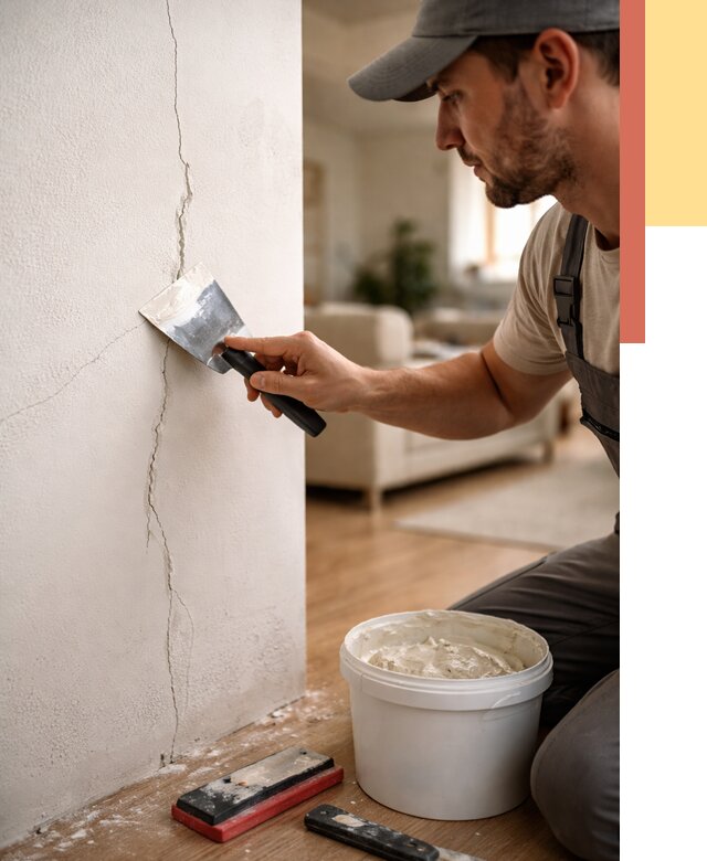 Заделка трещин и сколов в Саратове от 2507 руб. — быстро и недорого | ОТДЕЛОЧНИК-Срт