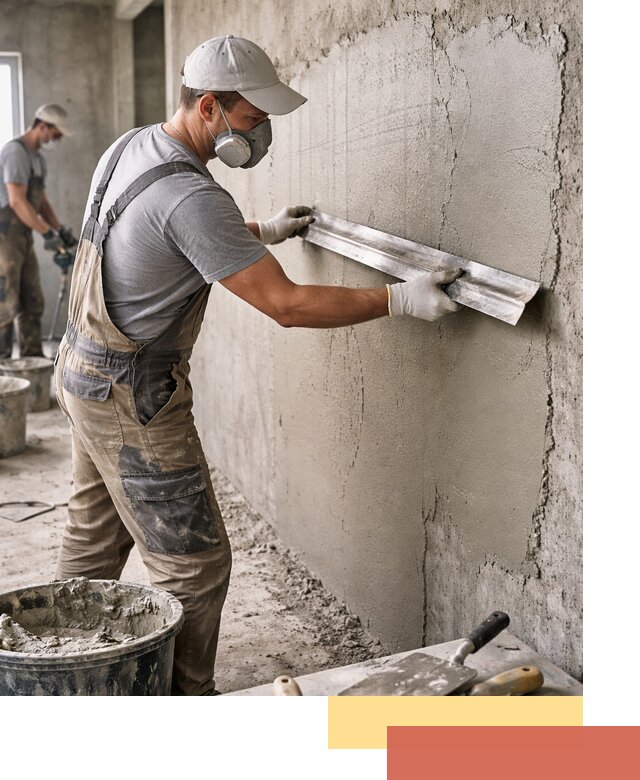 Штукатурка бетонных стен в Саратове качественно и долговечно