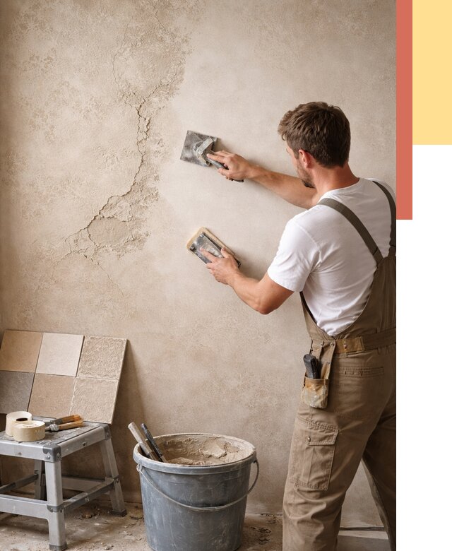 Ремонт декоративной штукатурки в Саратове от 4605 руб. под ключ | ОТДЕЛОЧНИК-Срт