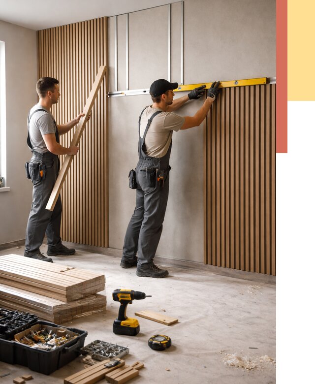 Монтаж реечных панелей на стены в Саратове от 1228 руб. — быстро и недорого | ОТДЕЛОЧНИК-Срт