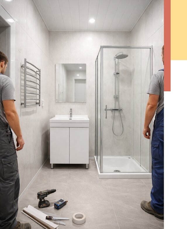 Отделка ванной комнаты панелями ПВХ в Саратове от 4605 руб. за м2 | ОТДЕЛОЧНИК-Срт