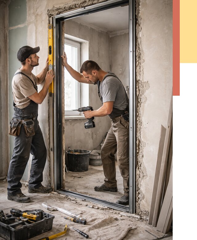 Закладка дверного проема в Саратове от 3582 руб. — быстро и недорого | ОТДЕЛОЧНИК-Срт