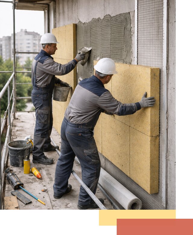 Утепление стен зданий и домов в Саратове качественно и надежно