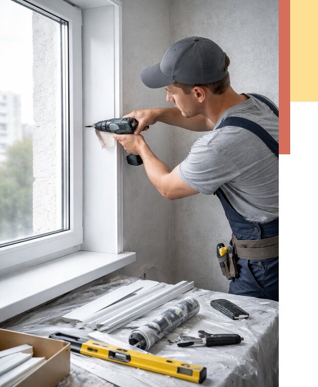 Установка пластиковых откосов в Саратове от 2302 руб. | ОТДЕЛОЧНИК-Срт монтаж, быстро и недорого