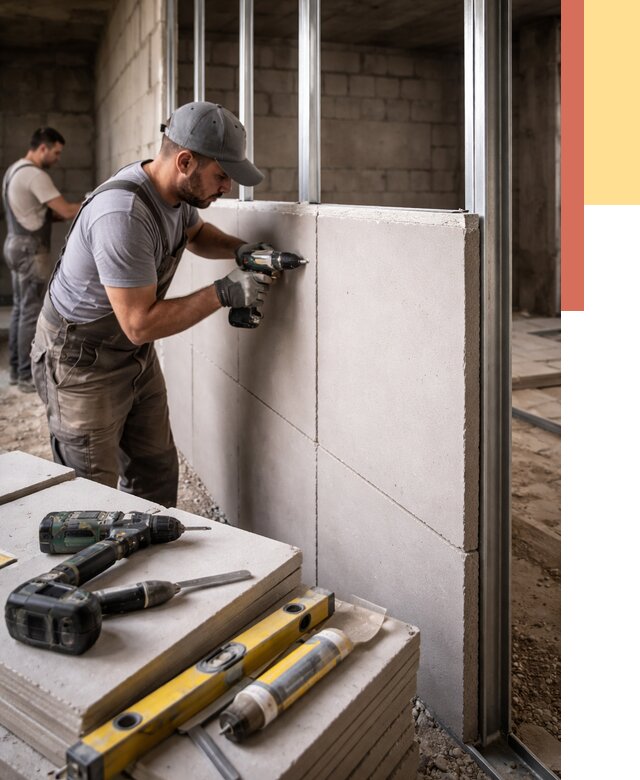 Кладка влагостойких перегородок ПГП в Саратове от 1228 руб. под ключ | ОТДЕЛОЧНИК-Срт