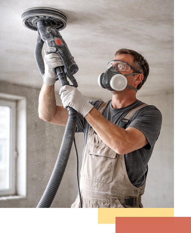 Шлифовка потолка в Саратове — качественная подготовка под отделку