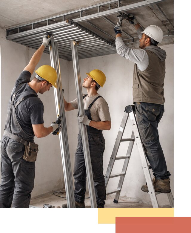 Монтаж реечного потолка под ключ в Саратове