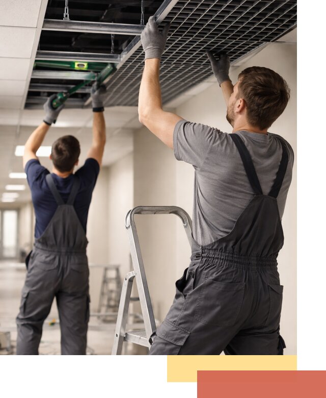 Монтаж потолка Грильято в Саратове: установка под ключ качественно