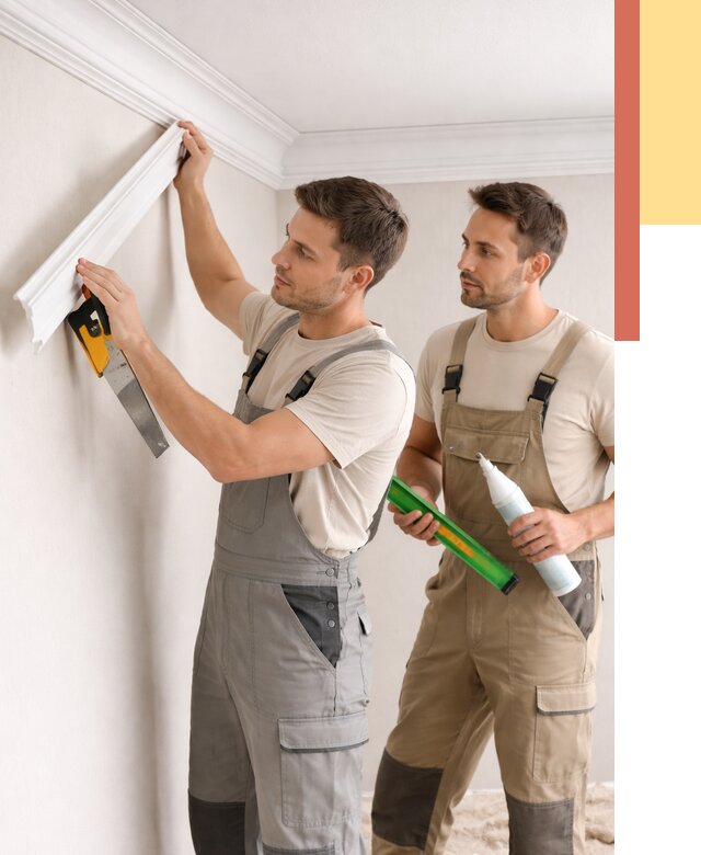 Монтаж потолочного плинтуса в Саратове от 2354 руб. — быстро и недорого | ОТДЕЛОЧНИК-Срт